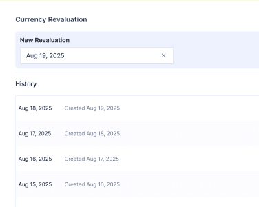 Currency Revaluation